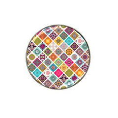 Ethnic Mandala Pattern Hat Clip Ball Marker (4 Pack) by designsbymallika