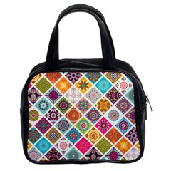 Ethnic Mandala Pattern Classic Handbag (two Sides) by designsbymallika