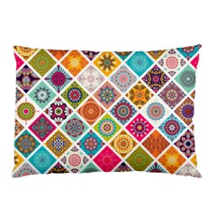 Ethnic Mandala Pattern Pillow Case by designsbymallika