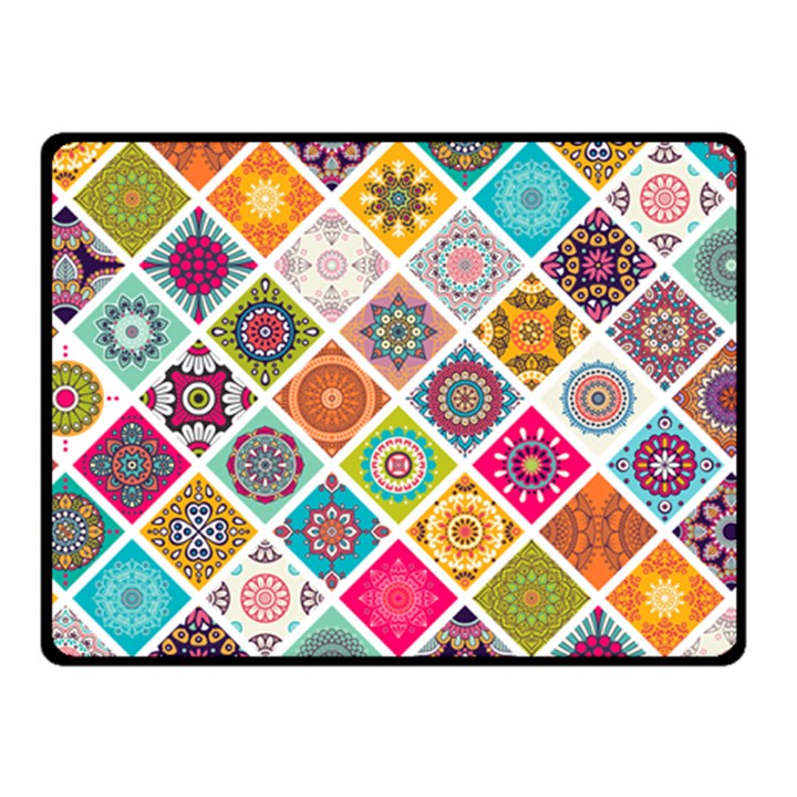 ethnic mandala pattern Fleece Blanket (Small)