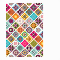 Ethnic Mandala Pattern Small Garden Flag (two Sides) by designsbymallika