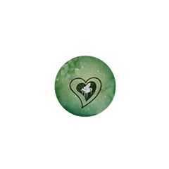 Music, Piano On A Heart 1  Mini Buttons by FantasyWorld7