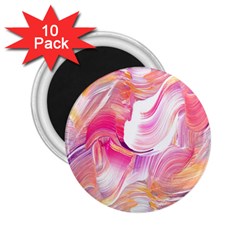 Pink Paint Brush 2 25  Magnets (10 Pack)  by designsbymallika