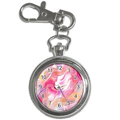 Pink Paint Brush Key Chain Watches by designsbymallika