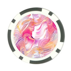 Pink Paint Brush Poker Chip Card Guard (10 Pack) by designsbymallika