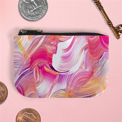 Pink Paint Brush Mini Coin Purse by designsbymallika