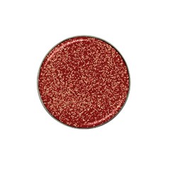 Burgundy Red Confetti Pattern Abstract Art Hat Clip Ball Marker (4 pack)