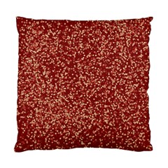 Burgundy Red Confetti Pattern Abstract Art Standard Cushion Case (Two Sides)