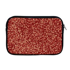 Burgundy Red Confetti Pattern Abstract Art Apple MacBook Pro 17  Zipper Case