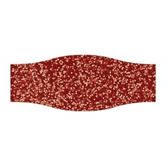 Burgundy Red Confetti Pattern Abstract Art Stretchable Headband