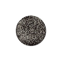 Black And White Confetti Pattern Golf Ball Marker by yoursparklingshop