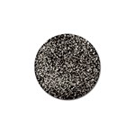 Black And White Confetti Pattern Golf Ball Marker (10 pack) Front