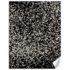 Black And White Confetti Pattern Canvas 18  X 24  by yoursparklingshop