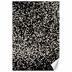 Black And White Confetti Pattern Canvas 20  X 30  by yoursparklingshop