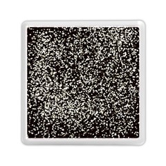 Black And White Confetti Pattern Memory Card Reader (square)