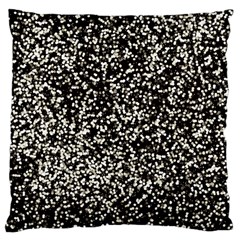 Black And White Confetti Pattern Large Cushion Case (two Sides)