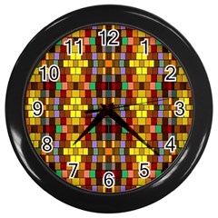 Ab 129 Wall Clock (black) by ArtworkByPatrick