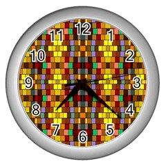 Ab 129 Wall Clock (silver) by ArtworkByPatrick