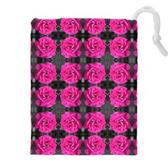 Roses Fleurs Abstrait Drawstring Pouch (5xl)