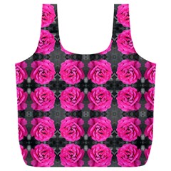 Roses Fleurs Abstrait Full Print Recycle Bag (xxl)