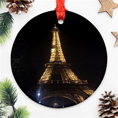 Tour Eiffel Paris Nuit Ornament (round) by kcreatif