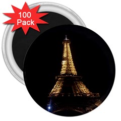 Tour Eiffel Paris Nuit 3  Magnets (100 Pack) by kcreatif