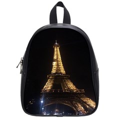 Tour Eiffel Paris Nuit School Bag (small) by kcreatif