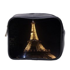 Tour Eiffel Paris Nuit Mini Toiletries Bag (two Sides) by kcreatif