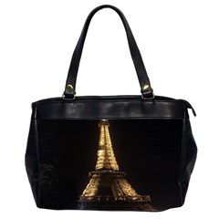 Tour Eiffel Paris Nuit Oversize Office Handbag (2 Sides)