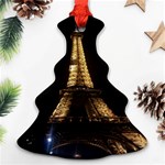 Tour Eiffel Paris Nuit Christmas Tree Ornament (Two Sides) Front