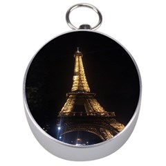 Tour Eiffel Paris Nuit Silver Compasses by kcreatif