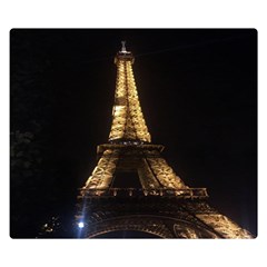 Tour Eiffel Paris Nuit Double Sided Flano Blanket (small)  by kcreatif