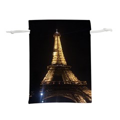 Tour Eiffel Paris Nuit Lightweight Drawstring Pouch (s) by kcreatif