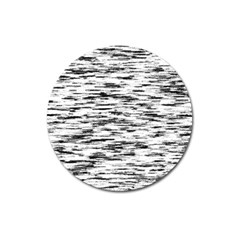 Texture Noir/gris Magnet 3  (round) by kcreatif