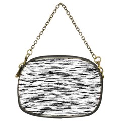 Texture Noir/gris Chain Purse (two Sides) by kcreatif