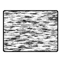 Texture Noir/gris Fleece Blanket (small) by kcreatif