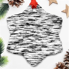 Texture Noir/gris Ornament (snowflake) by kcreatif