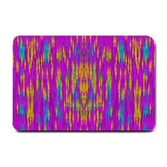 Festive Rainbow, Season To Wear Popart Small Doormat  by pepitasart