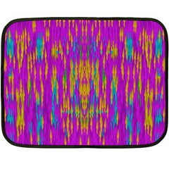 Festive Rainbow, Season To Wear Popart Fleece Blanket (mini) by pepitasart