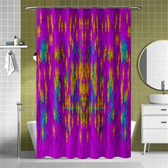 Festive Rainbow, Season To Wear Popart Shower Curtain 48  X 72  (small)  by pepitasart