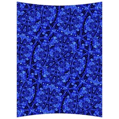 Blue Fancy Ornate Print Pattern Back Support Cushion