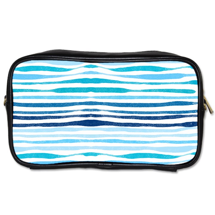 BLUE WAVES PATTERN Toiletries Bag (One Side)