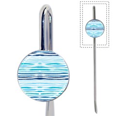 Blue Waves Pattern Book Mark