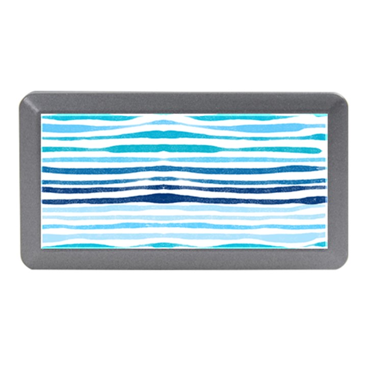 BLUE WAVES PATTERN Memory Card Reader (Mini)