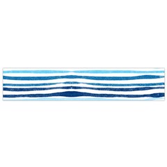 BLUE WAVES PATTERN Small Flano Scarf