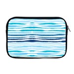 BLUE WAVES PATTERN Apple MacBook Pro 17  Zipper Case Front