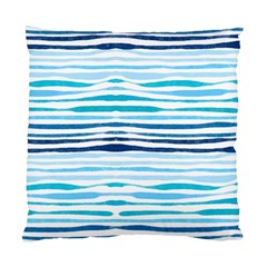 Blue Waves Pattern Standard Cushion Case (two Sides) by designsbymallika