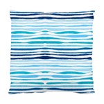 BLUE WAVES PATTERN Standard Cushion Case (Two Sides) Front