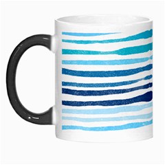 Blue Waves Pattern Morph Mugs by designsbymallika