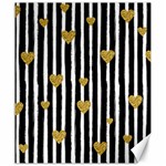 stripes heart pattern Canvas 20  x 24  19.57 x23.15  Canvas - 1